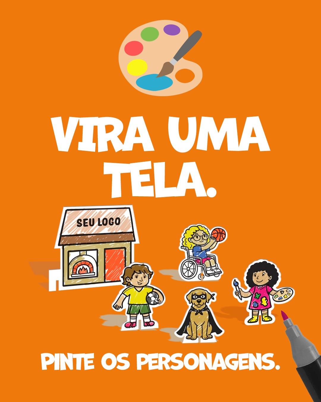 Personagens para pintar da caixa DCX